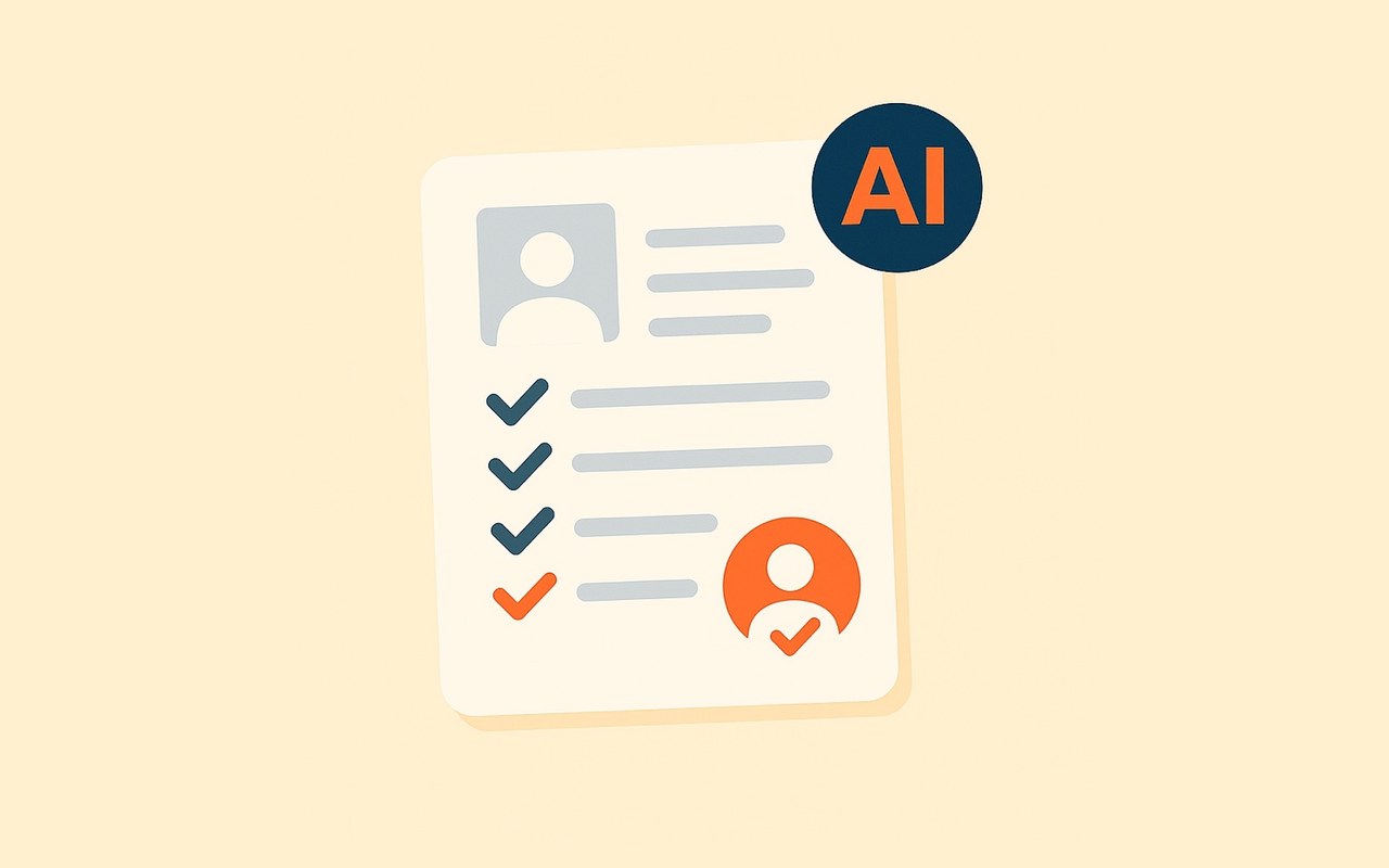 ИИ для HR-специалиста: резюме и чек-лист компетенций, бейдж AI
